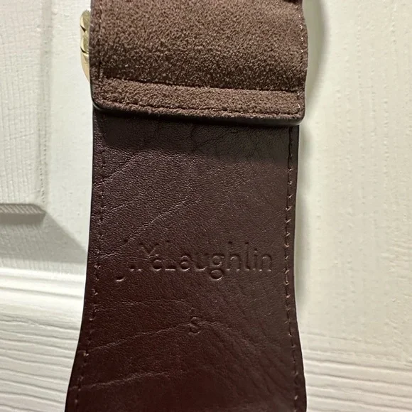 Elegant Brown and Gold Women's Belt - Picture 2 of 6